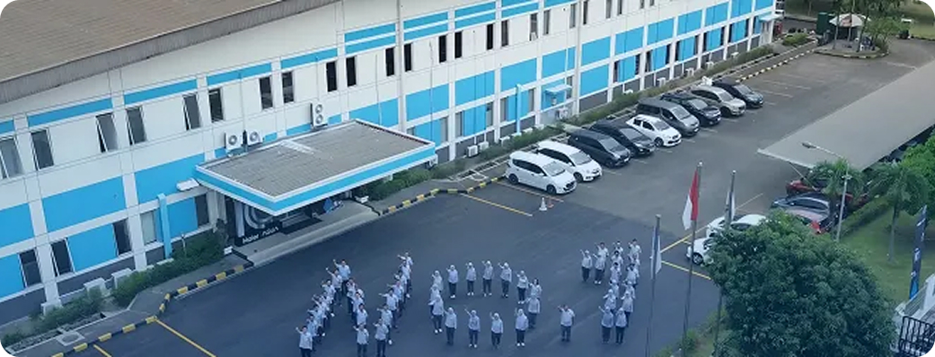 Cikarang Industrial Park of West Java, Indonesia